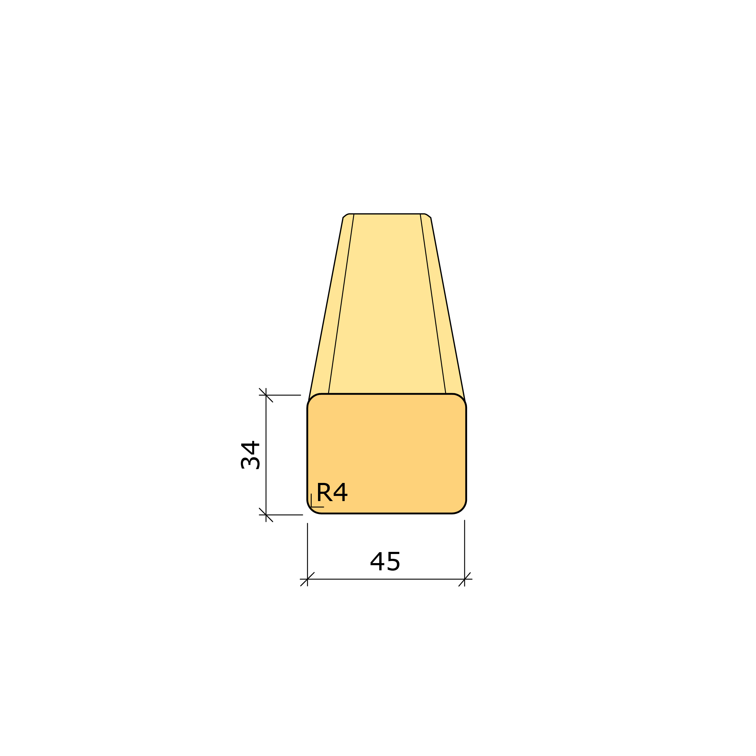 Bild saknas för Dimhyvlad gran G4-2 34x45 (Valbo Trä)