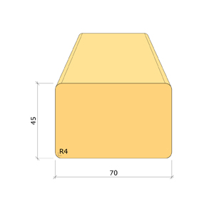 Bild saknas för Dimensionshyvlad granG4-2 45x70 (Valbo Trä)