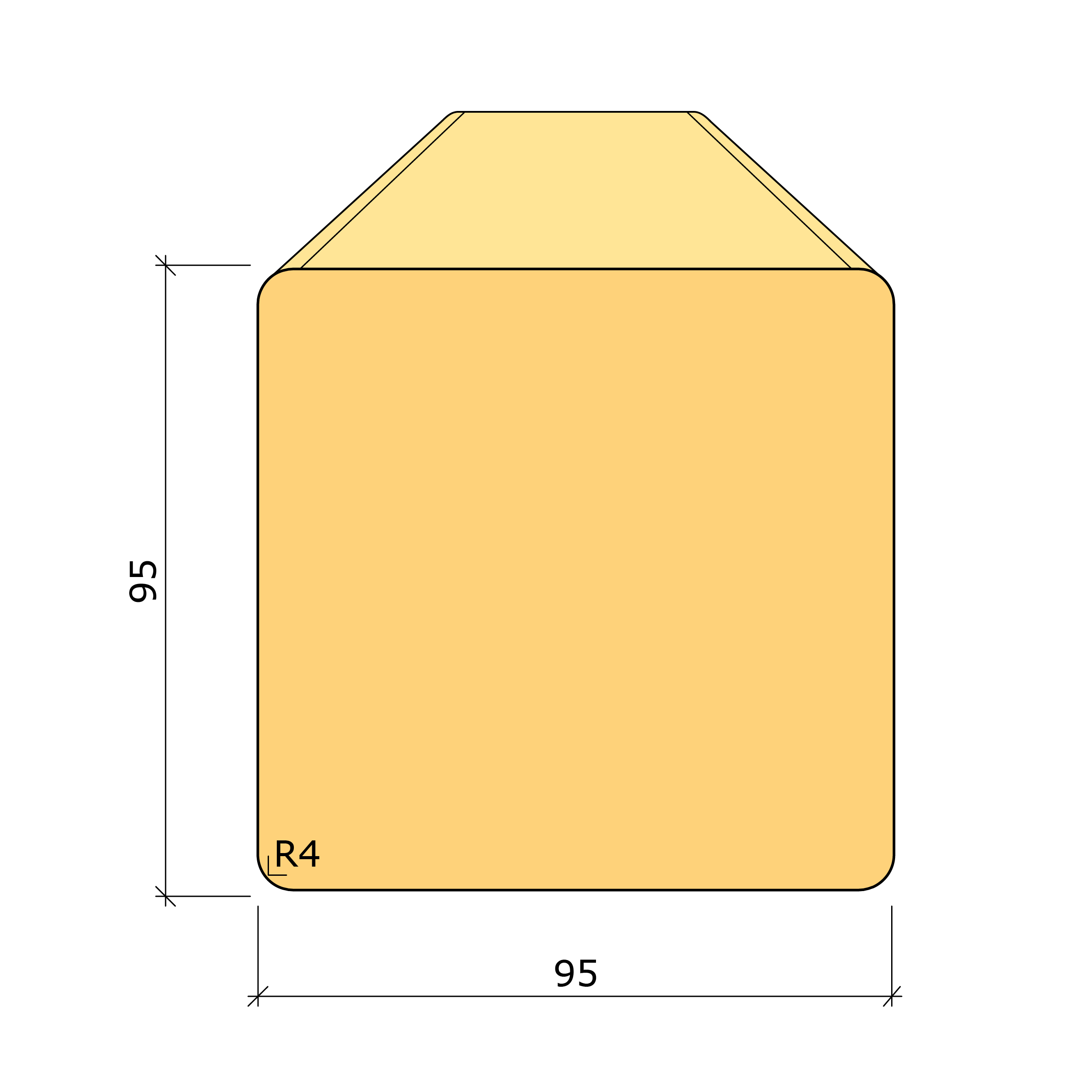 Bild saknas för Dimensionshyvlad G4-2 Gran Obehandlad 95x95 (SE00128)