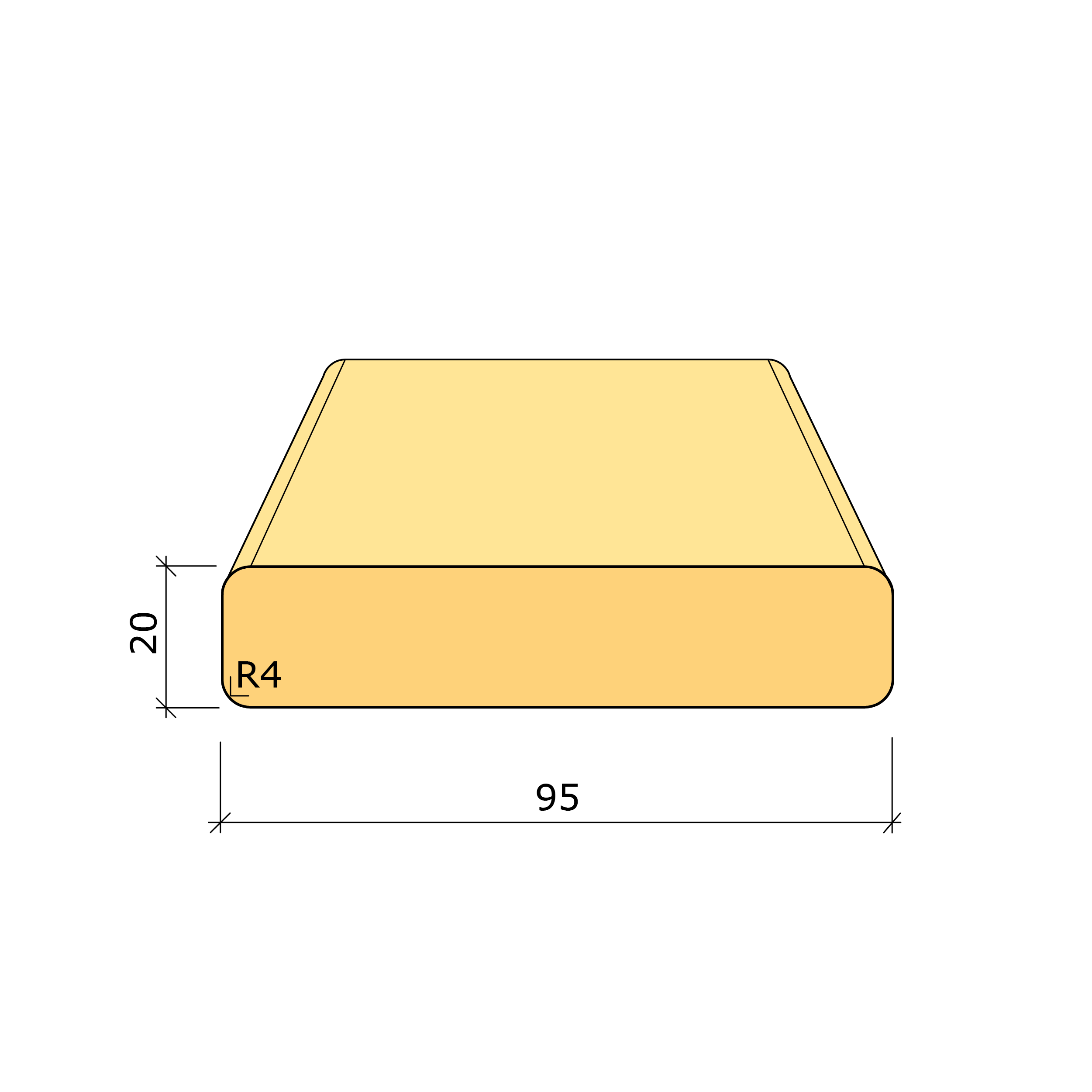 Bild saknas för Dimhyvlad gran G4-3 20x95 (AB Karl Hedin)