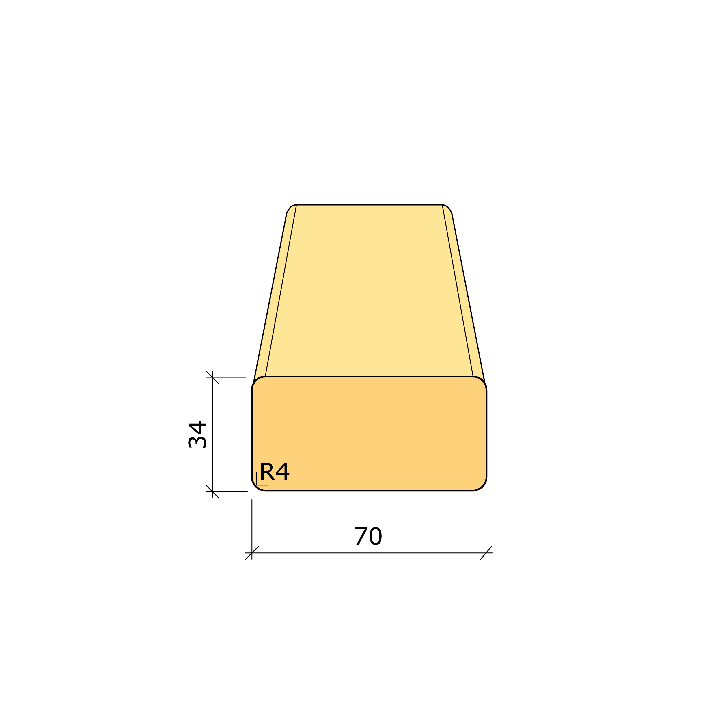 Bild saknas för Dimhyvlad gran G4-3 34x70 (Sandåsa Timber AB)