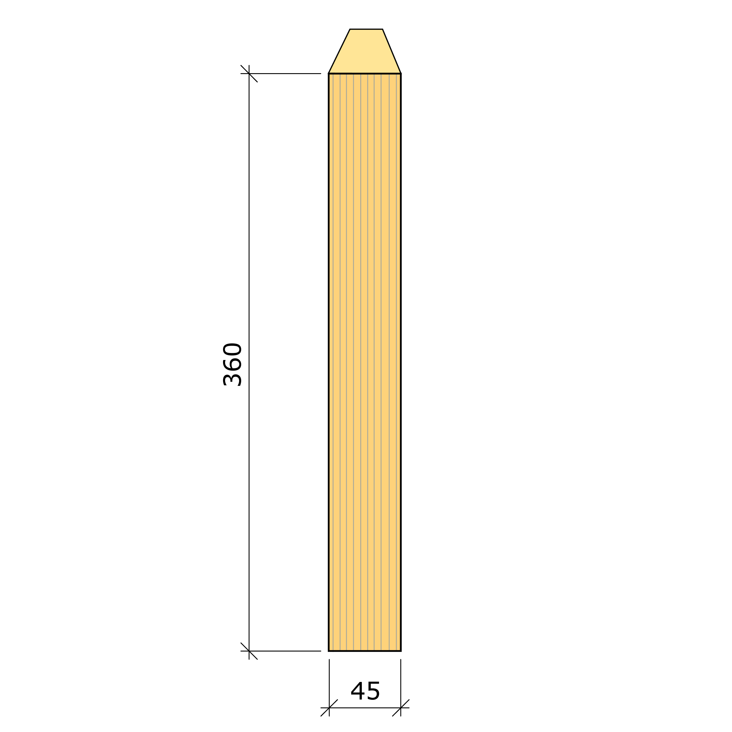 Bild saknas för LVL-S 45x360L=12050 mm (Moelven Töreboda AB)