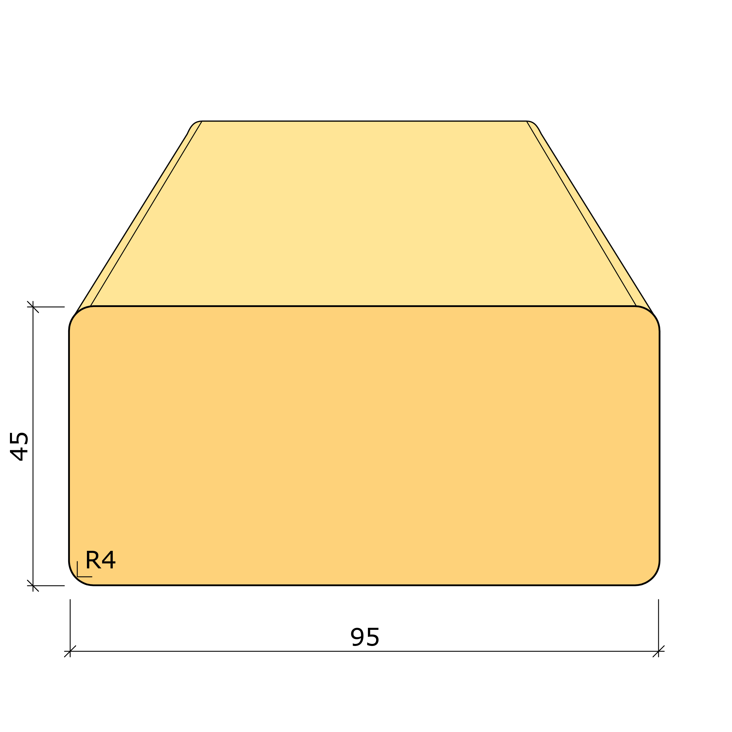 Bild saknas för Formregel gran G4-4 45x95 (Varberg Timber AB)