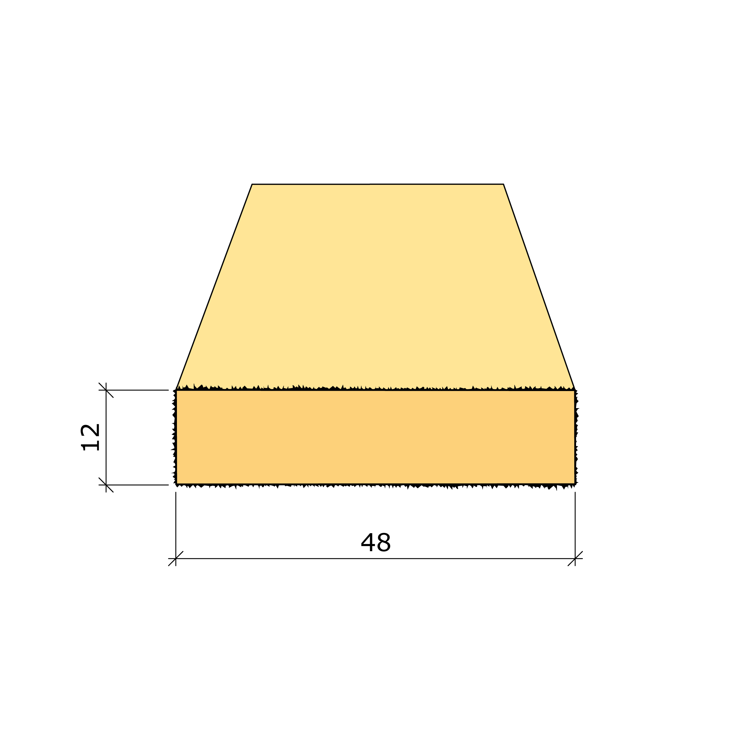 Bild saknas för Läkt Gran G4-2 12 x 48 (Derome Timber AB)