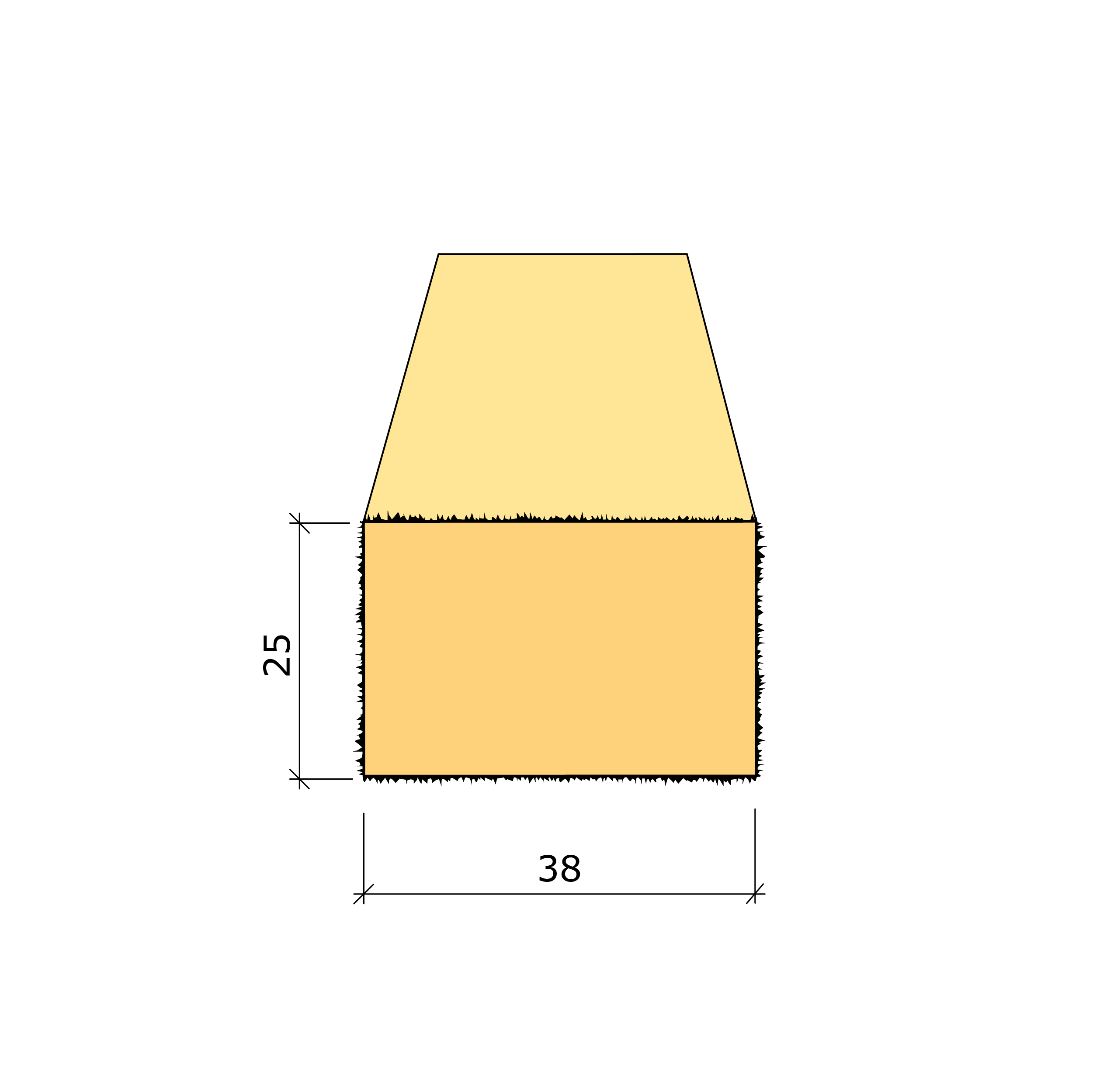 Bild saknas för Läkt gran G4-2 25x38 (Derome Timber AB)