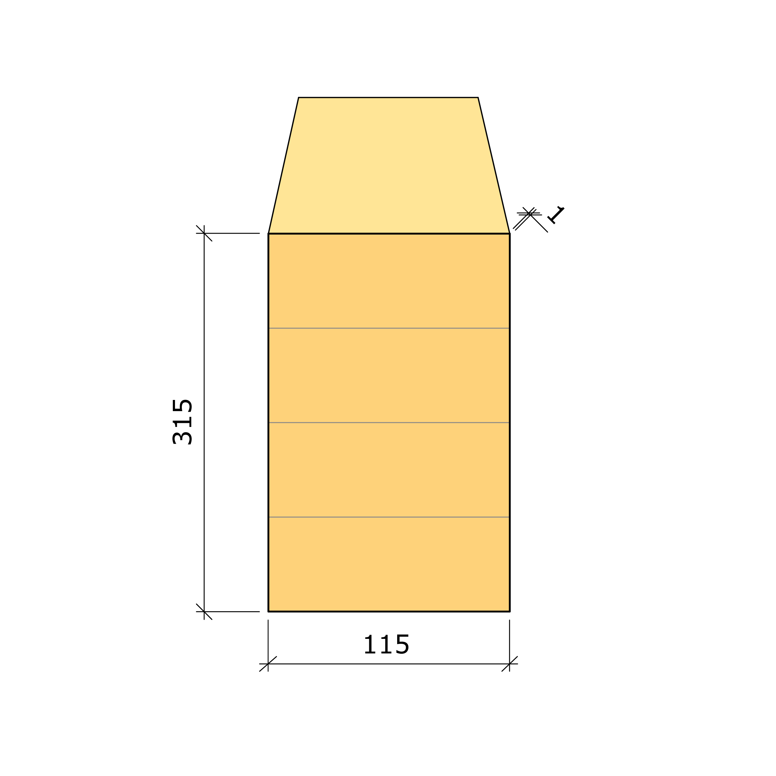 Bild saknas för Limträbalk GL30c gran 115x180 (Moelven Töreboda AB)