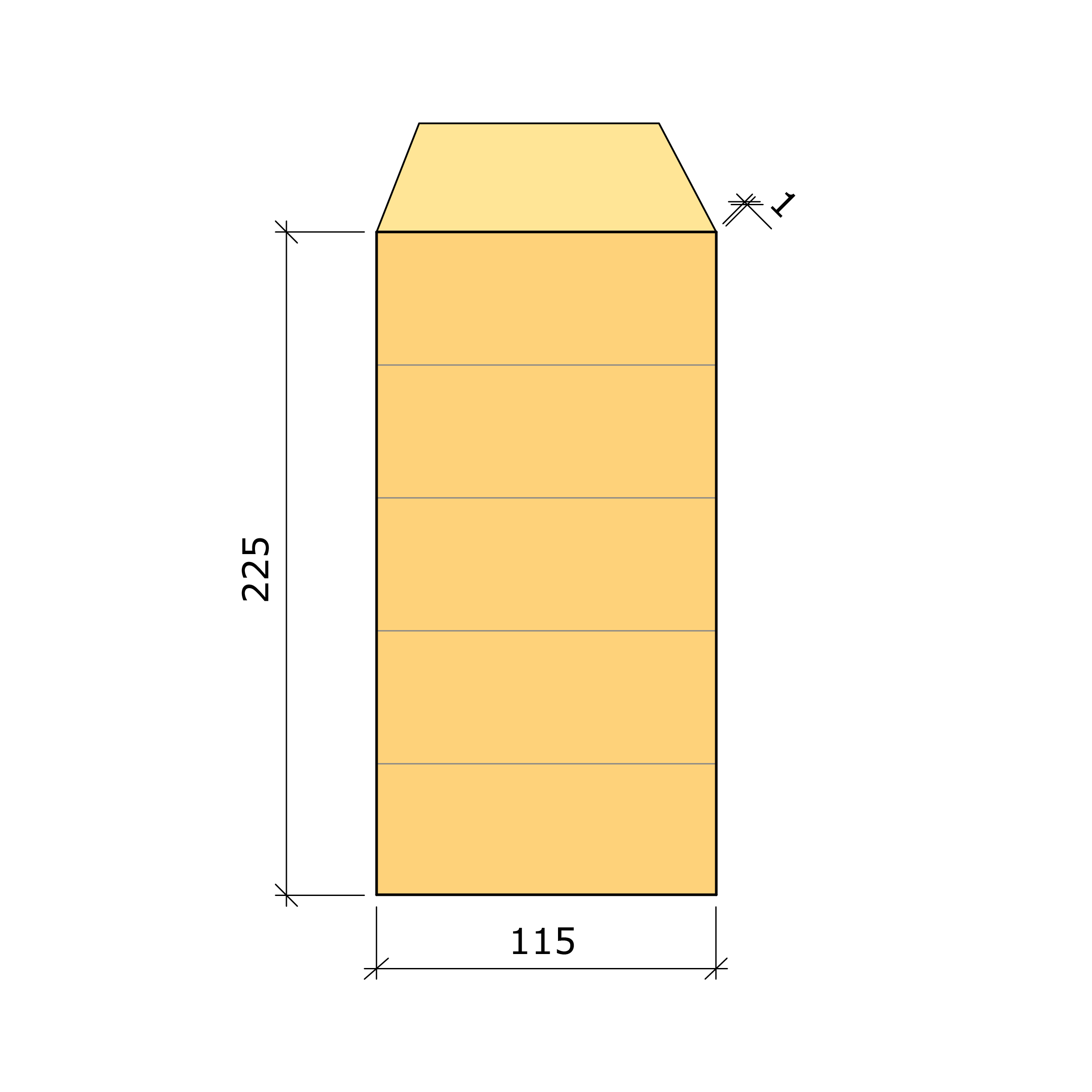 Bild saknas för Limträbalk GL30c gran 115x225 (Moelven Töreboda AB)