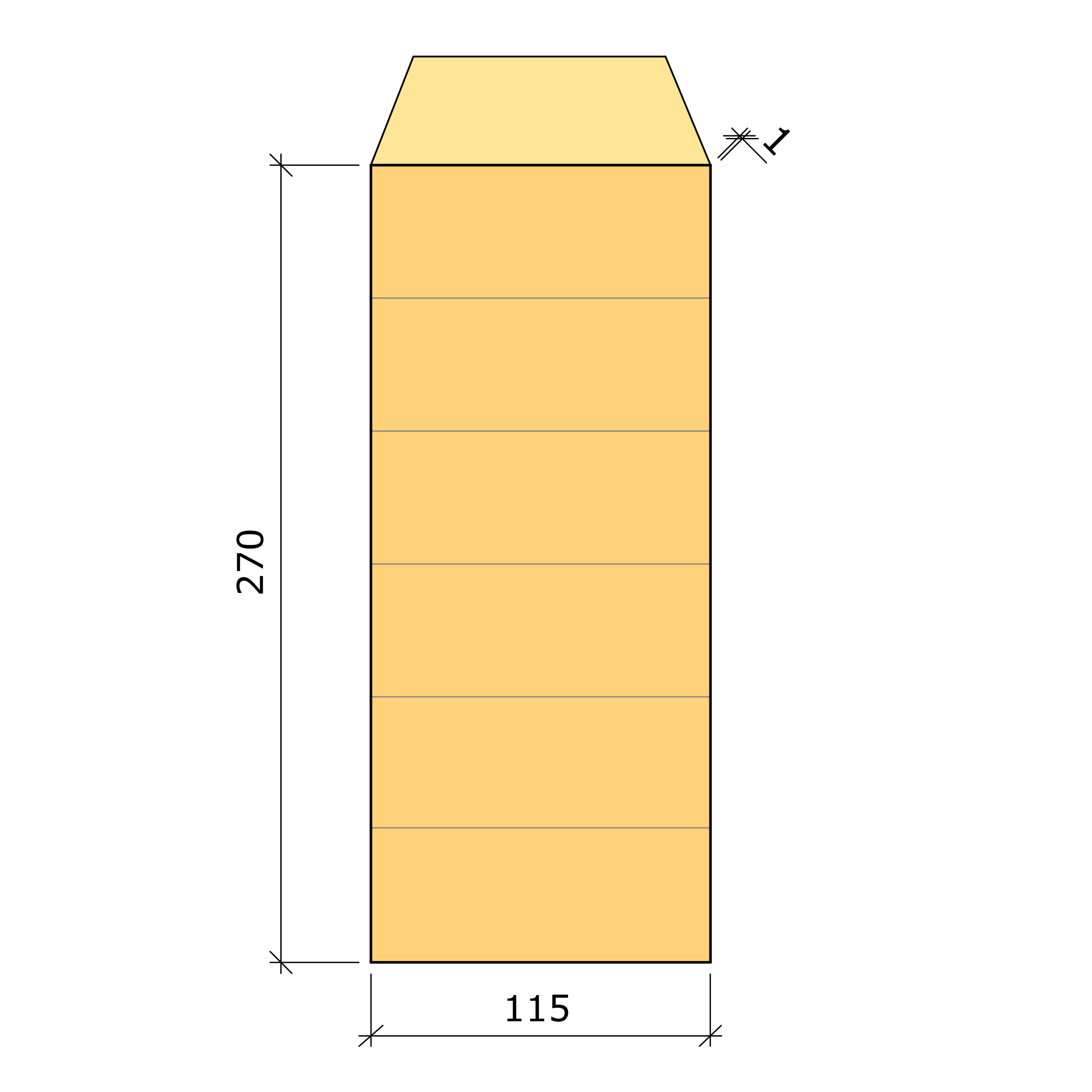 Bild saknas för Limträbalk GL30c gran 115x270 (Moelven Töreboda AB)