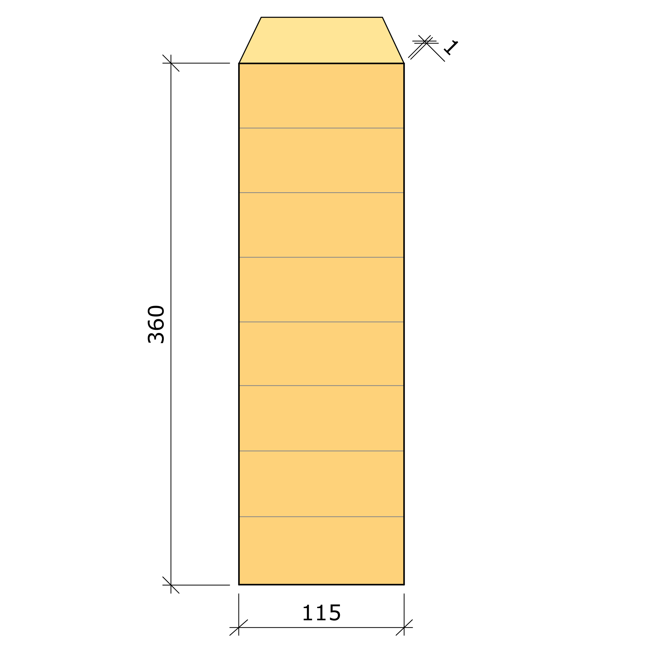 Bild saknas för Limträbalk GL30c gran 115x360 (Moelven Töreboda AB)