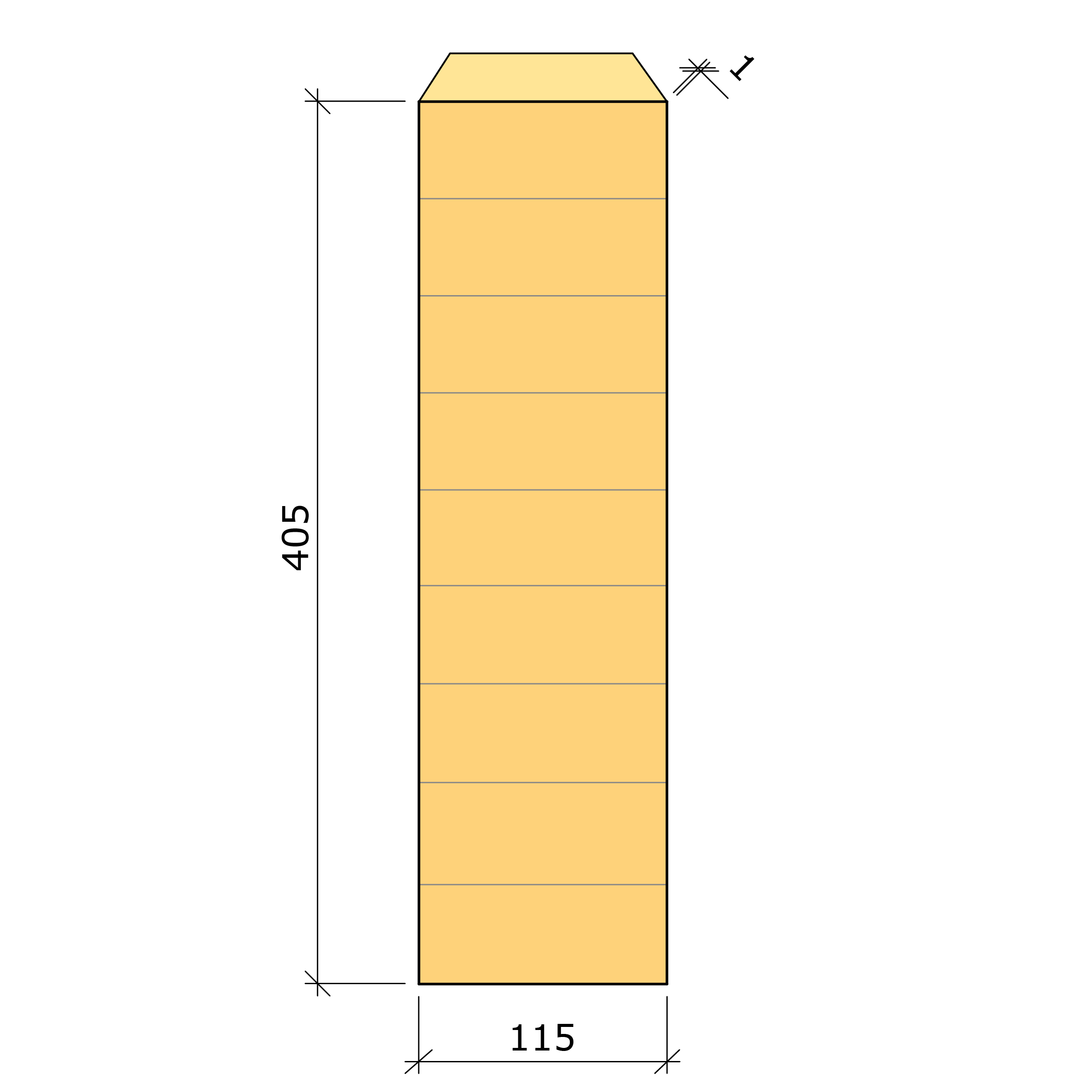 Bild saknas för Limträbalk GL30c gran 115x405 (Moelven Töreboda AB)