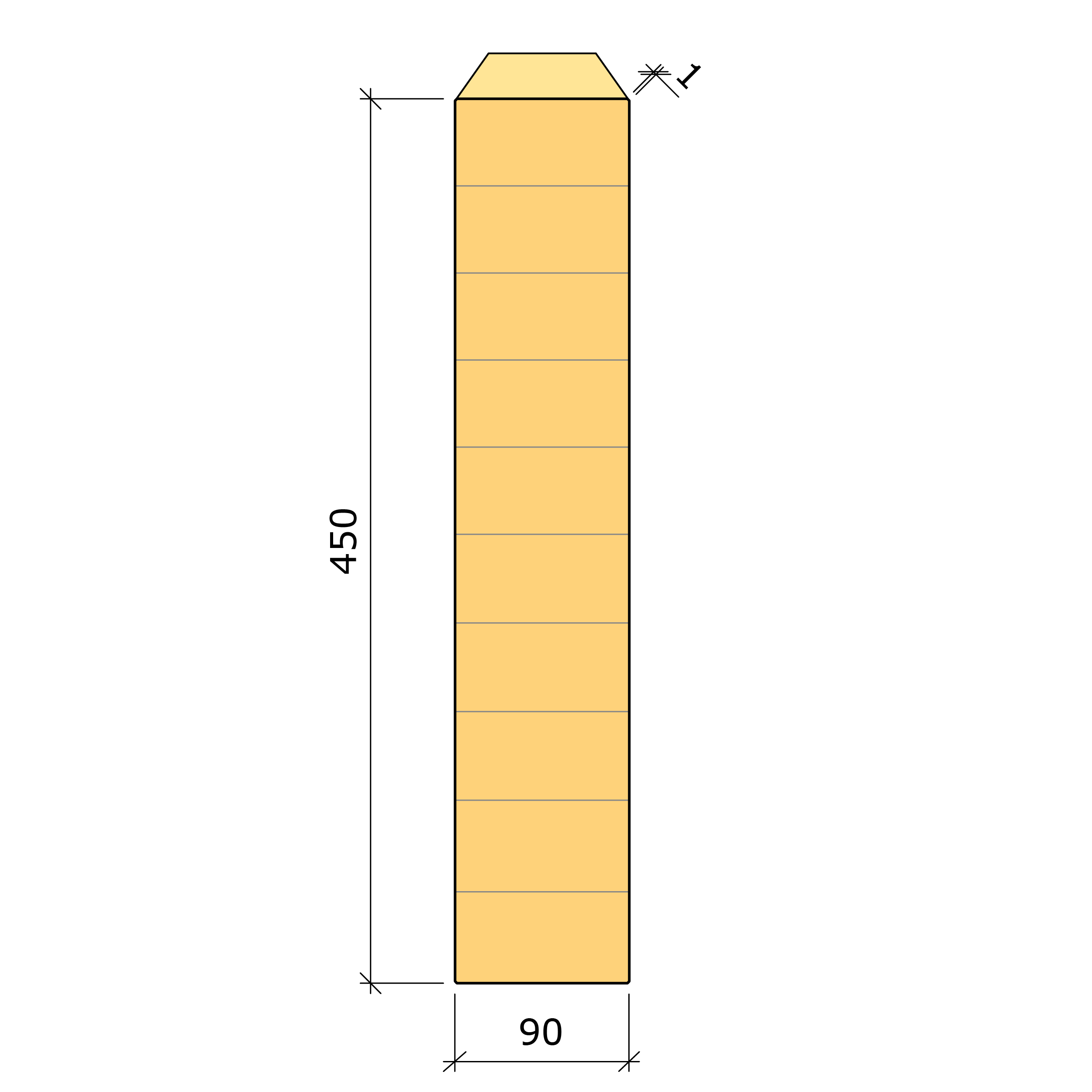 Bild saknas för Limträbalk GL30c gran 90x450 (Moelven Töreboda AB)
