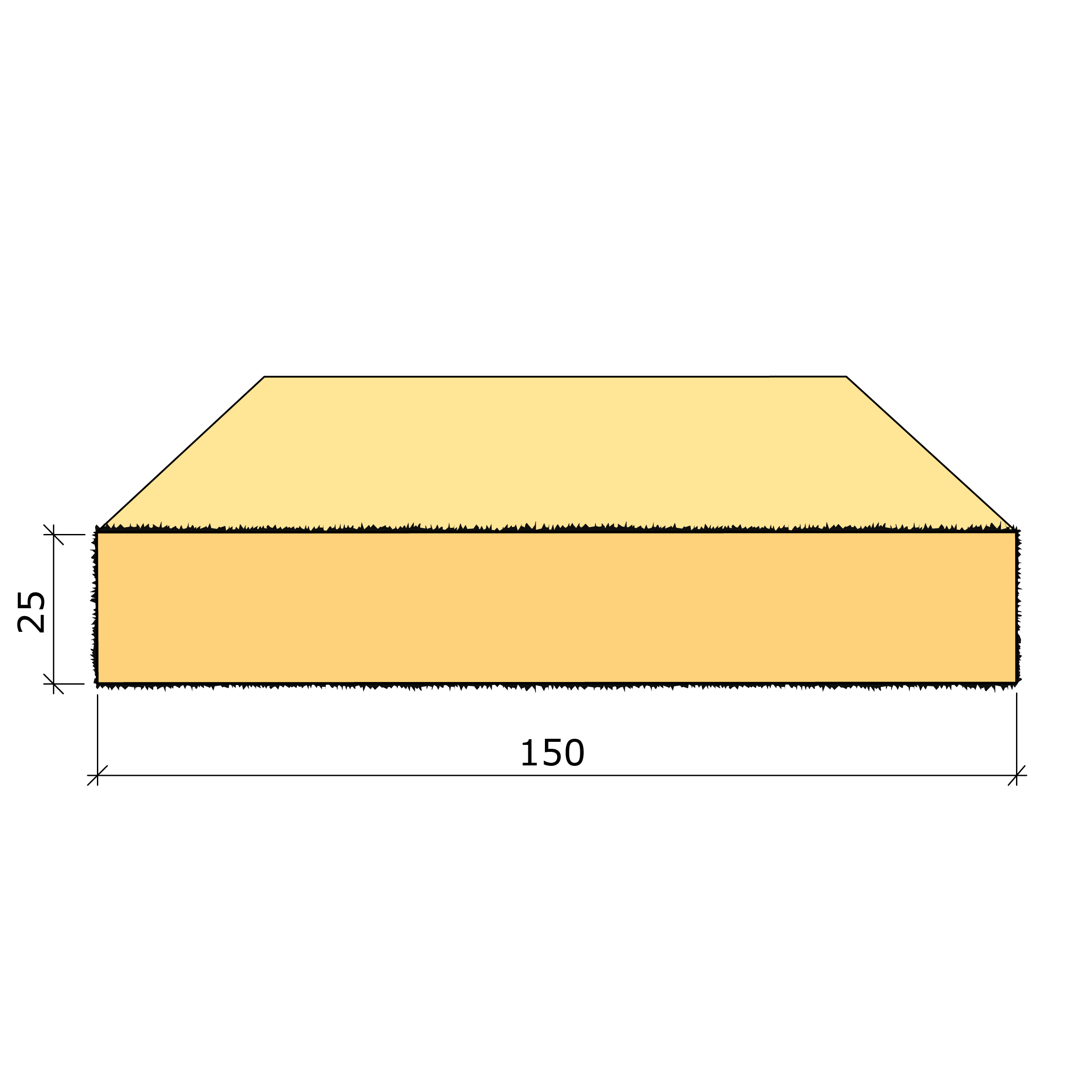 Bild saknas för Sågat virke G4-3 Gran Obehandlad 25x150 (Derome Timber AB)