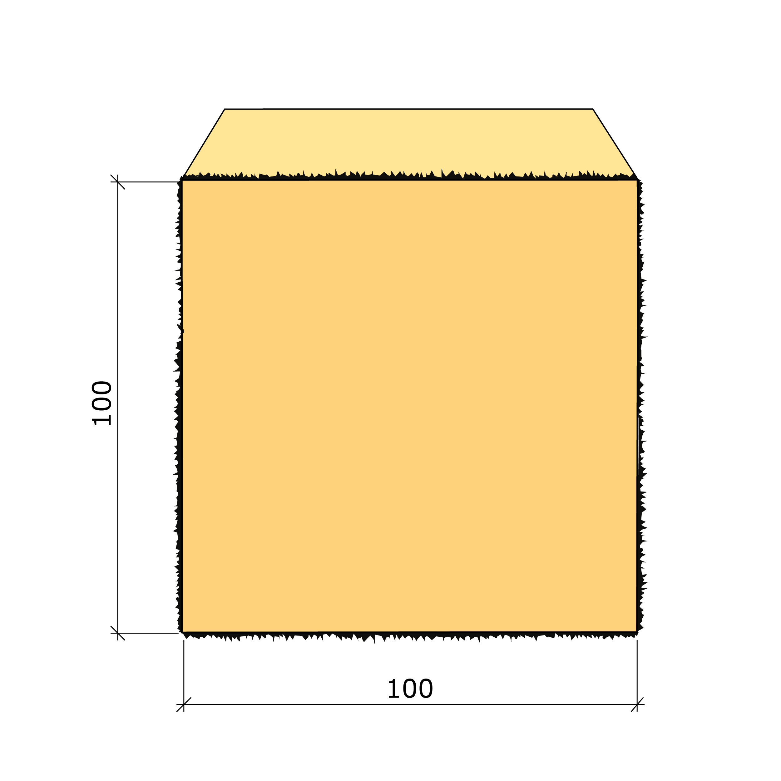 Bild saknas för Sparr G4-2 Gran Obehandlad 100x100 (Derome Timber AB)