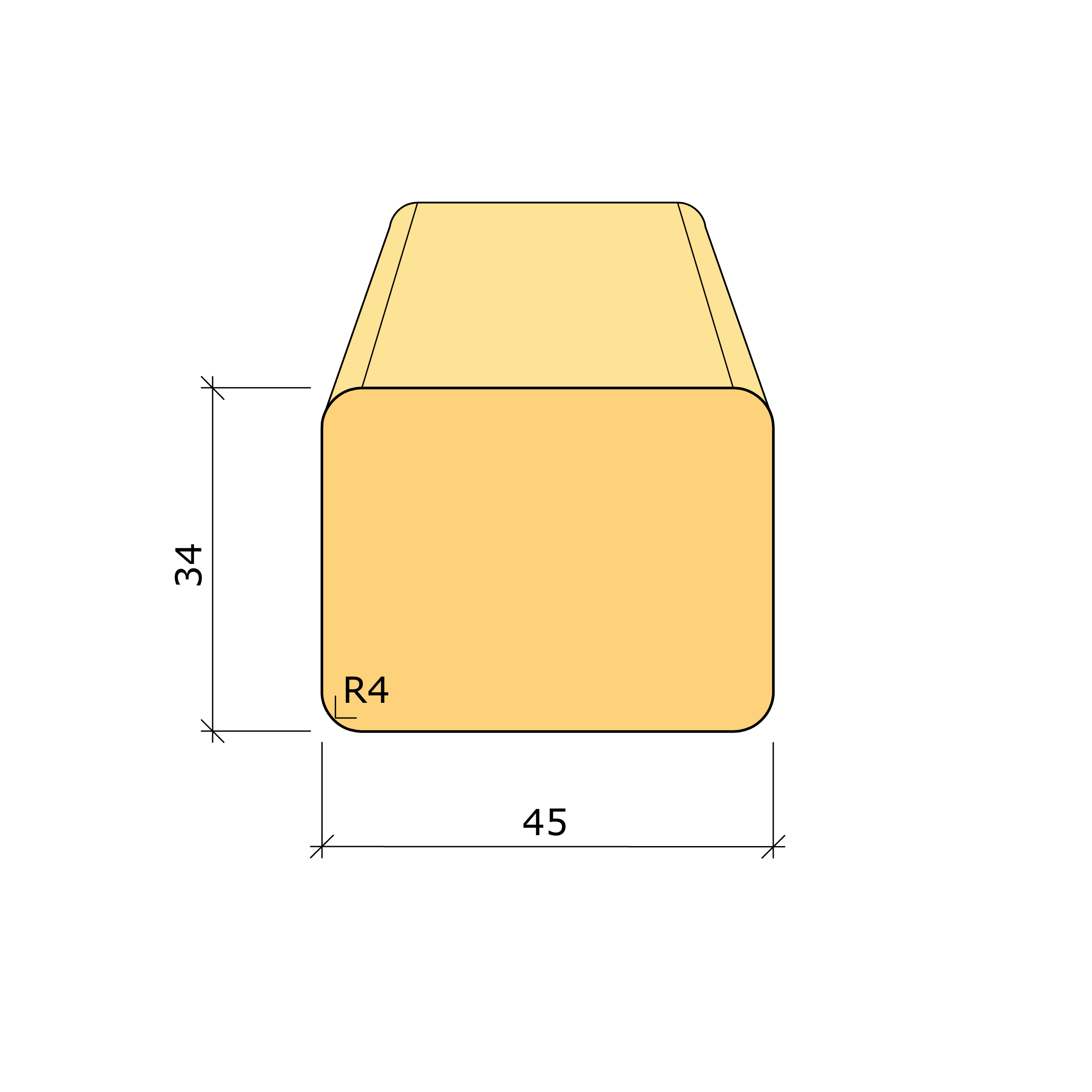 Bild saknas för Staketläkt imp NTR AB G4-2 34x45 (Valbo Trä)