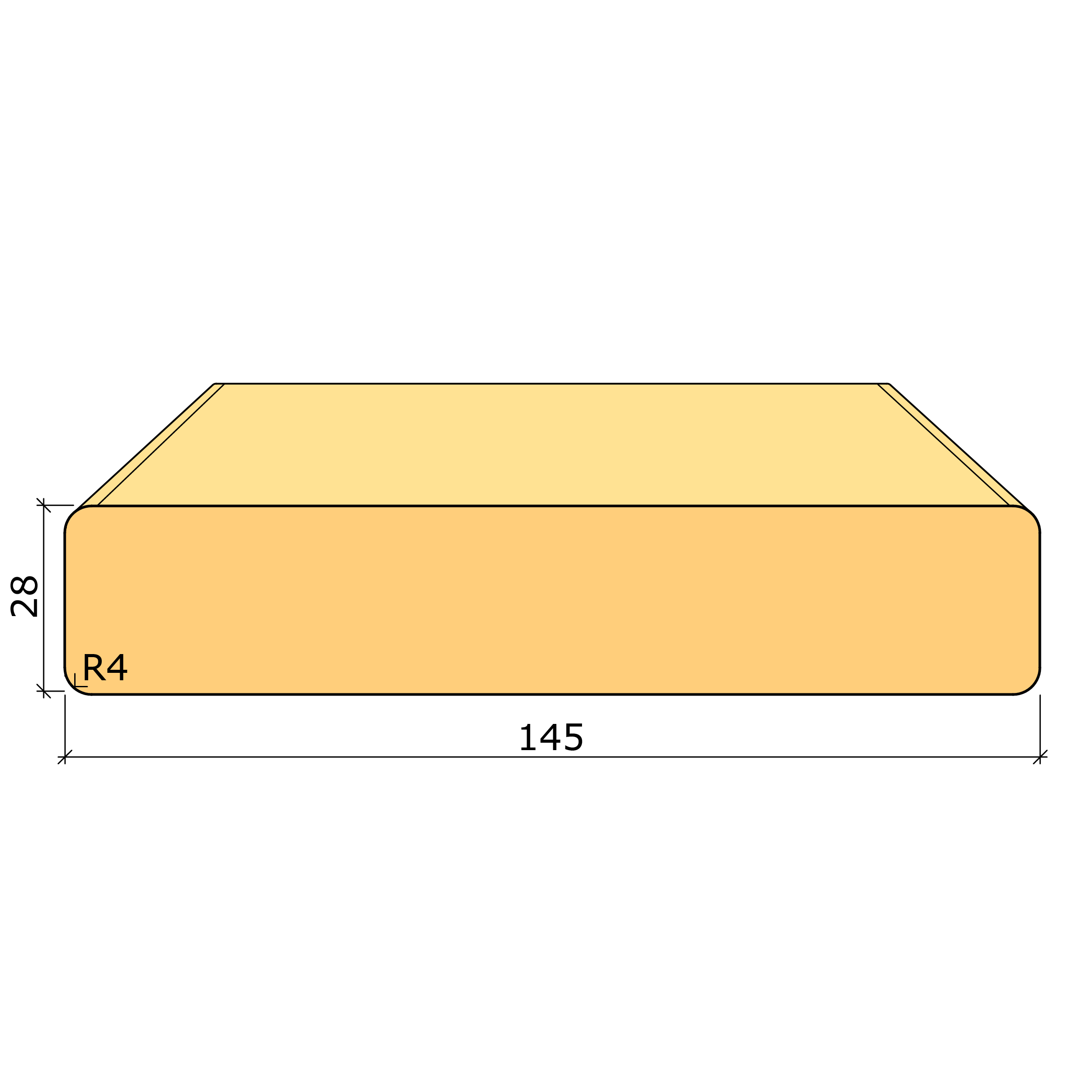 Bild saknas för Trall imp NTR AB G4-2 28x145 (Valbo Trä)