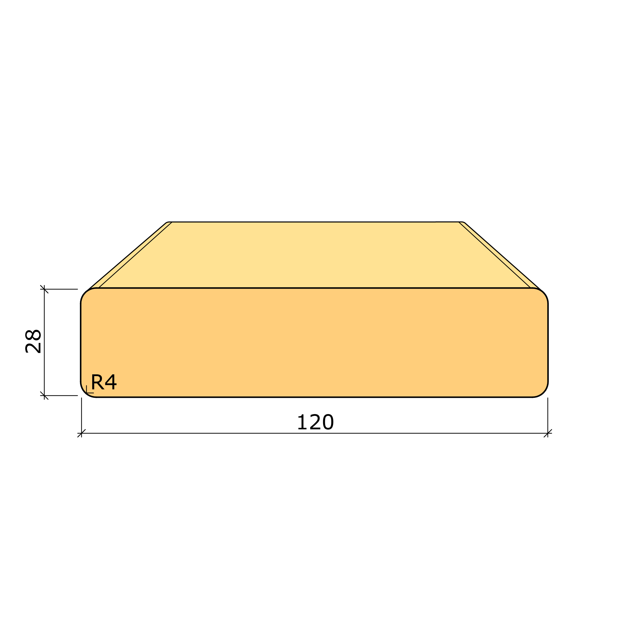 Bild saknas för Trall imp NTR AB G4-3 28x120 (Valbo Trä)