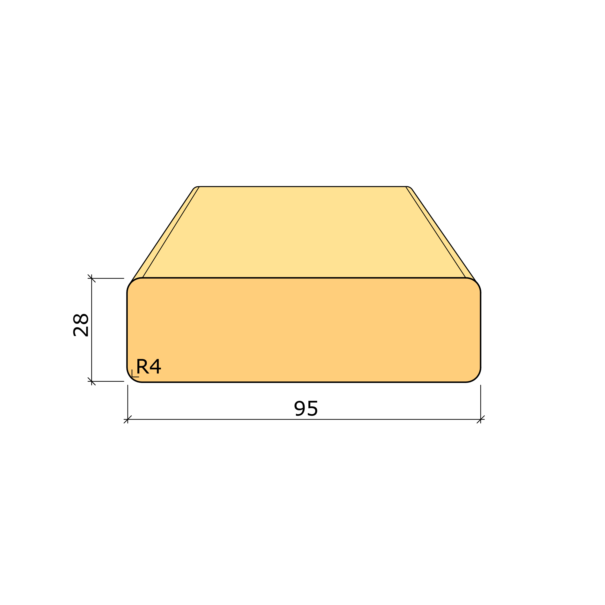 Bild saknas för Trall imp NTR AB G4-3 28x95 (Valbo Trä)