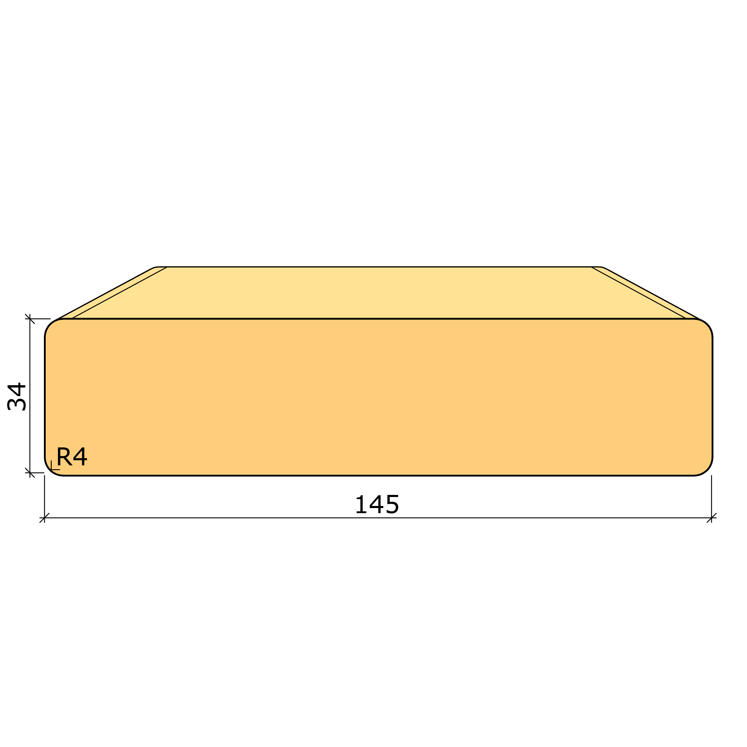 Bild saknas för Trall imp NTR AB G4-3 34x145 (Valbo Trä)
