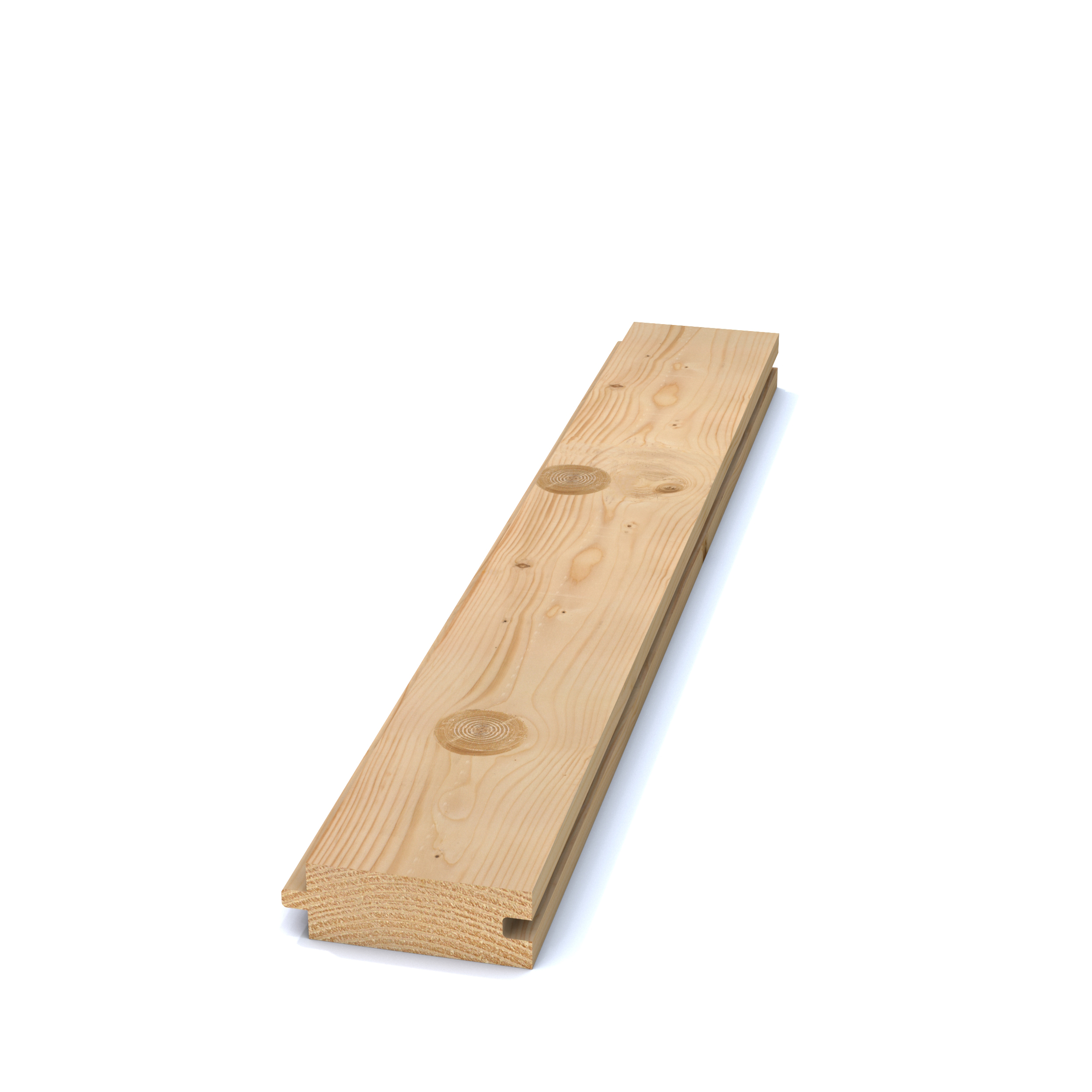 Bild saknas för Slätspont G4-2 Gran Obehandlad 33x95 (Derome Timber AB)
